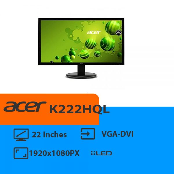 مانیتور استوک 22 اینچ ACER مدلK222HQL فروشگاه آنلاین کامپیوتر پایتخت (www.paytakhtpc.ir)